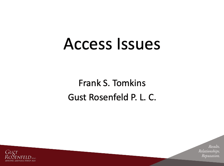 Access Issues