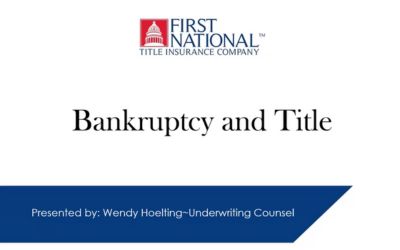 Bankruptcy